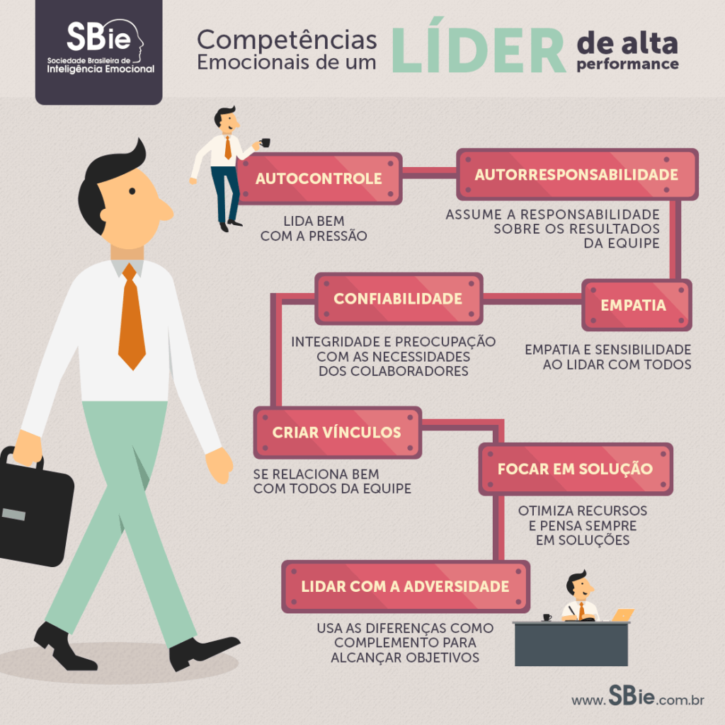 Infográfico das competências emocionais