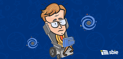 Retrato de Stephen Hawking