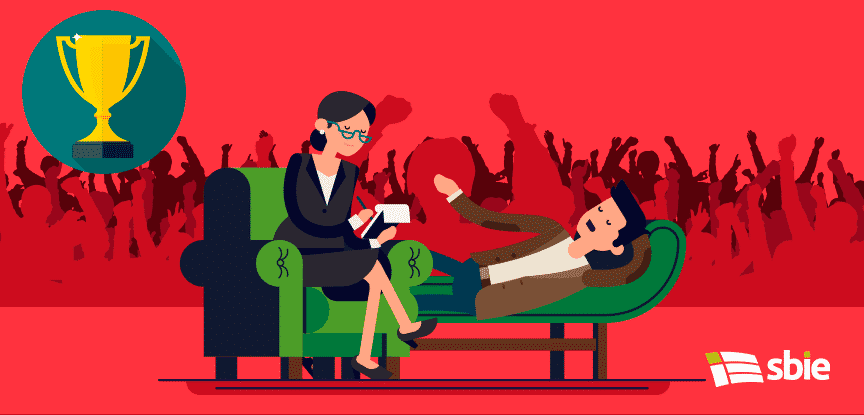 Psicoterapeuta com caracteres pacientes deitados– ilustração de bancos de imagens
