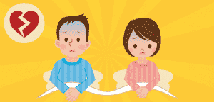Casal com problemas– ilustração de bancos de imagens